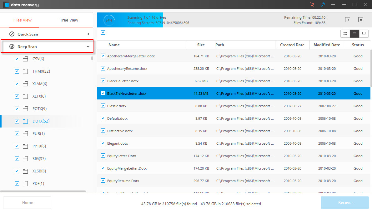 recover data from memory card