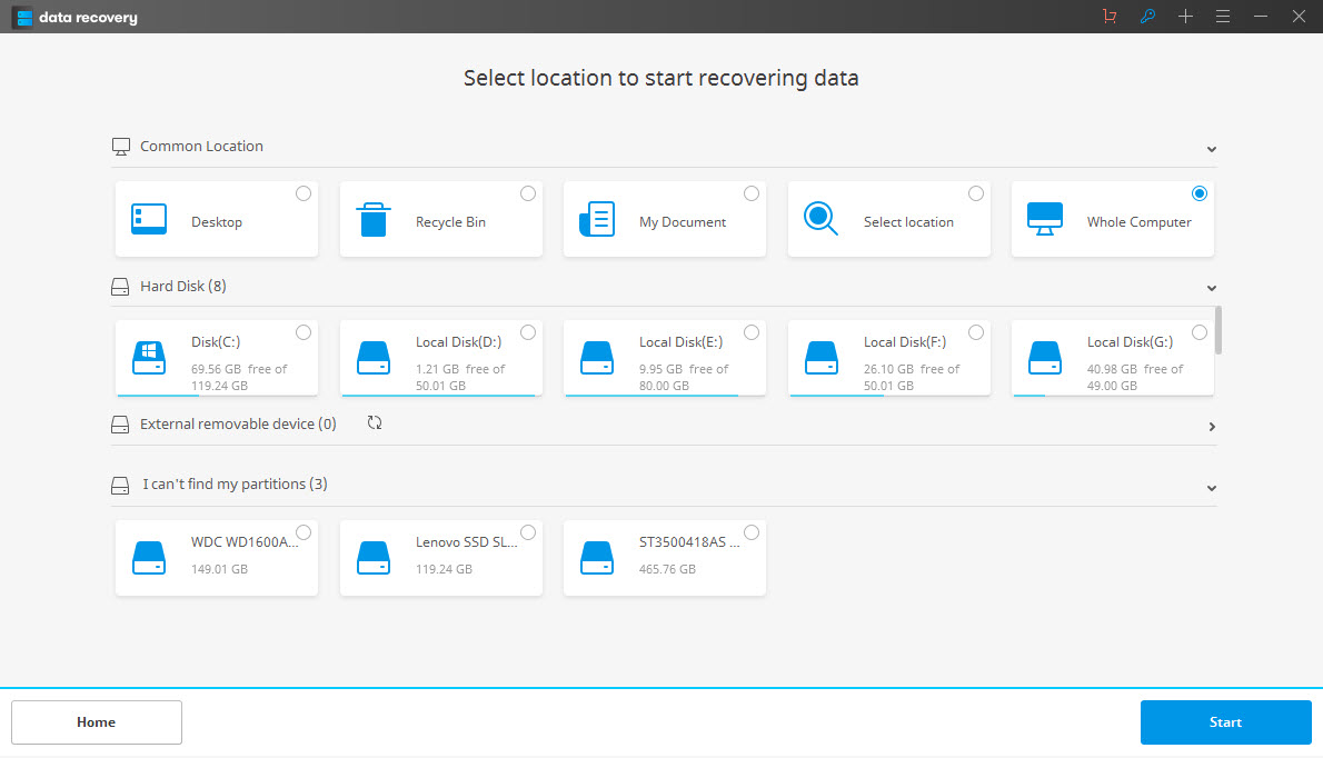 recover lost data from hard drive