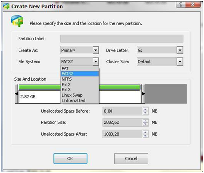 partition android SD card step 4